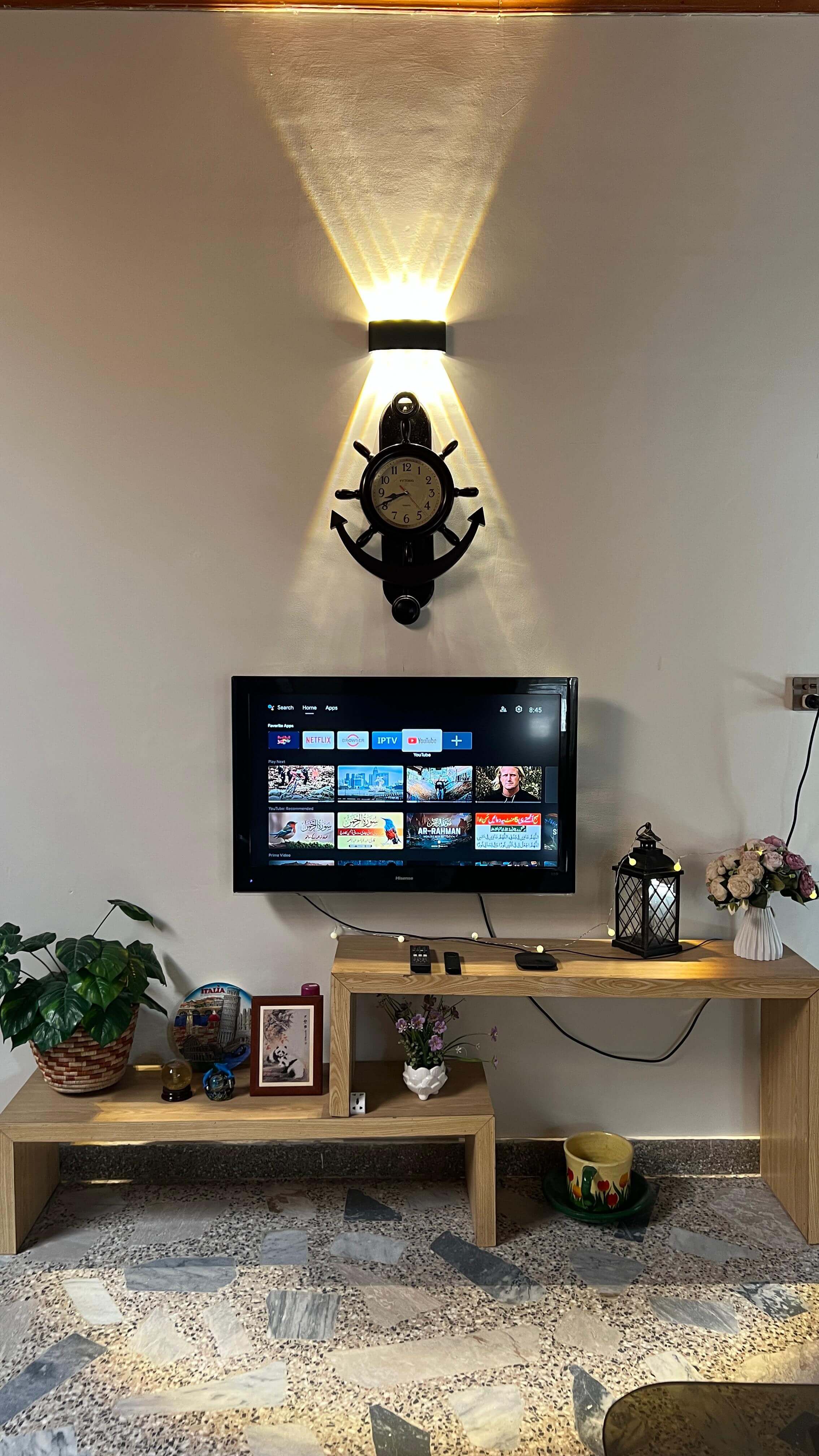 Spacious living room in Abbottabad holiday home